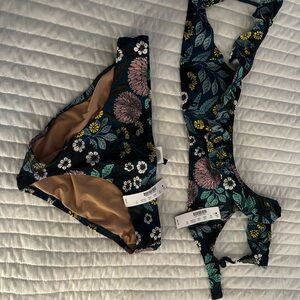 J. Crew Floral Bikini Set